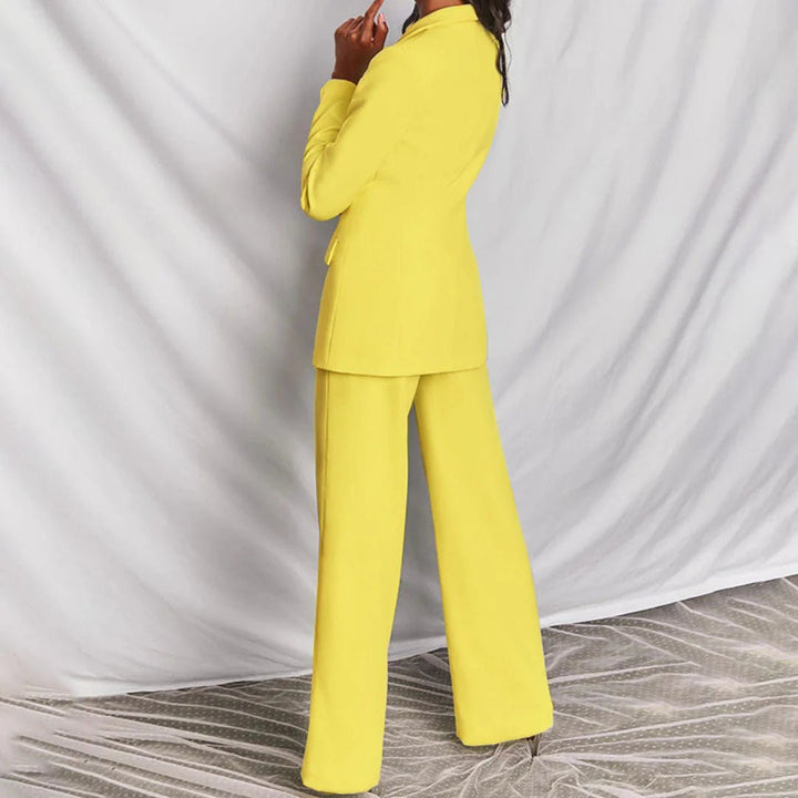 Evelyn | Tailored blazer and wide-leg trouser set