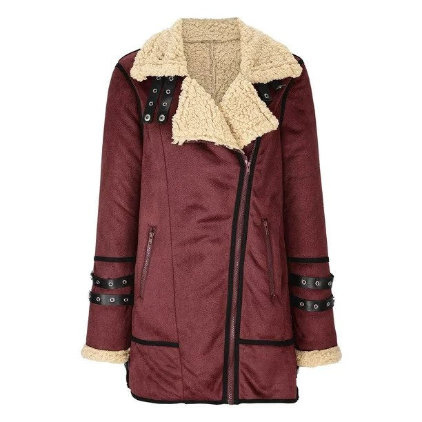 Winona | Women’s faux shearling aviator jacket