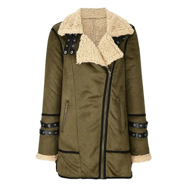 Winona | Women’s faux shearling aviator jacket