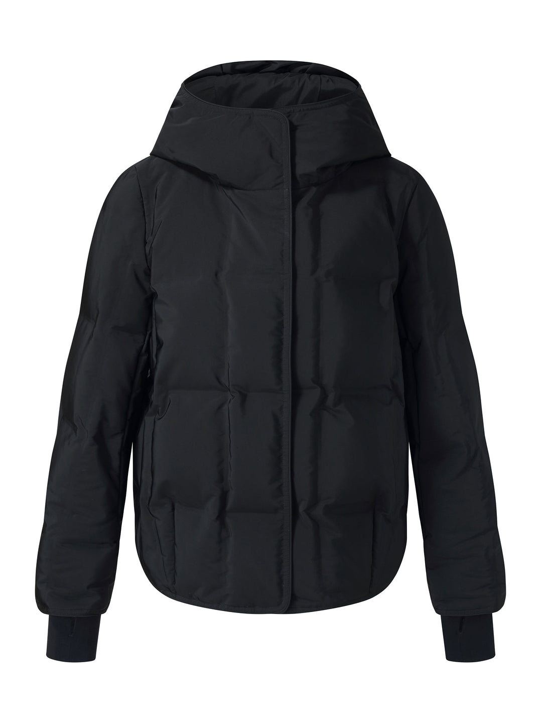 Saanvi | Women’s short hooded puffer jacket with modern structured fit