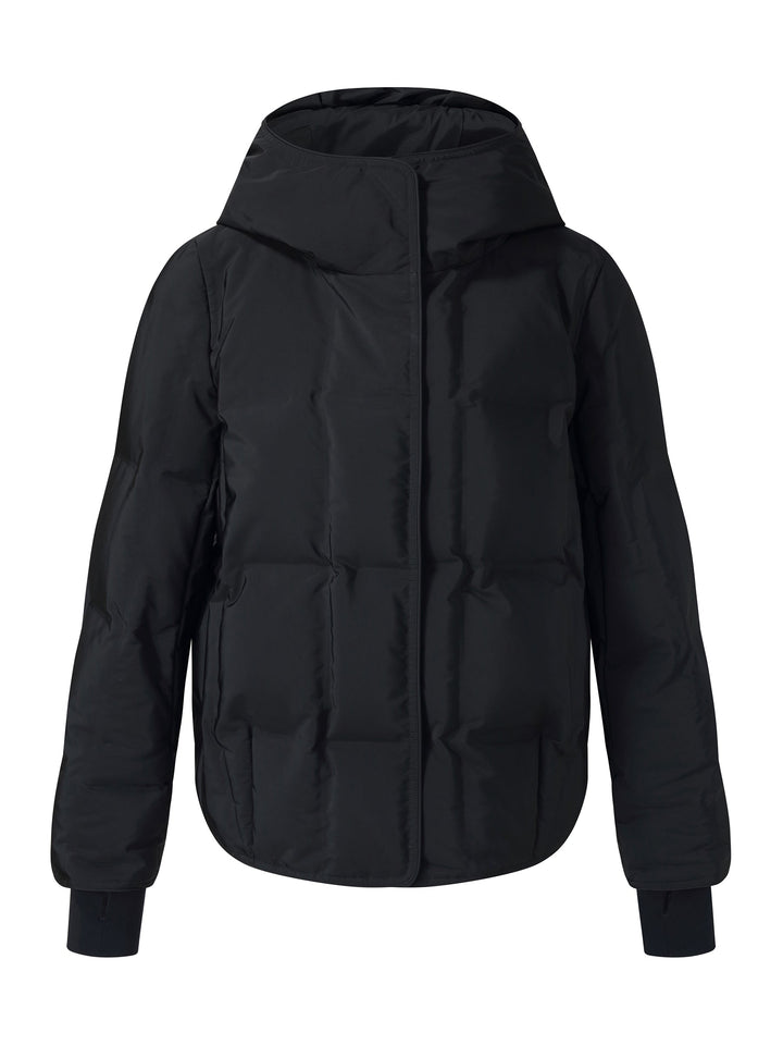 Saanvi | Women’s short hooded puffer jacket with modern structured fit