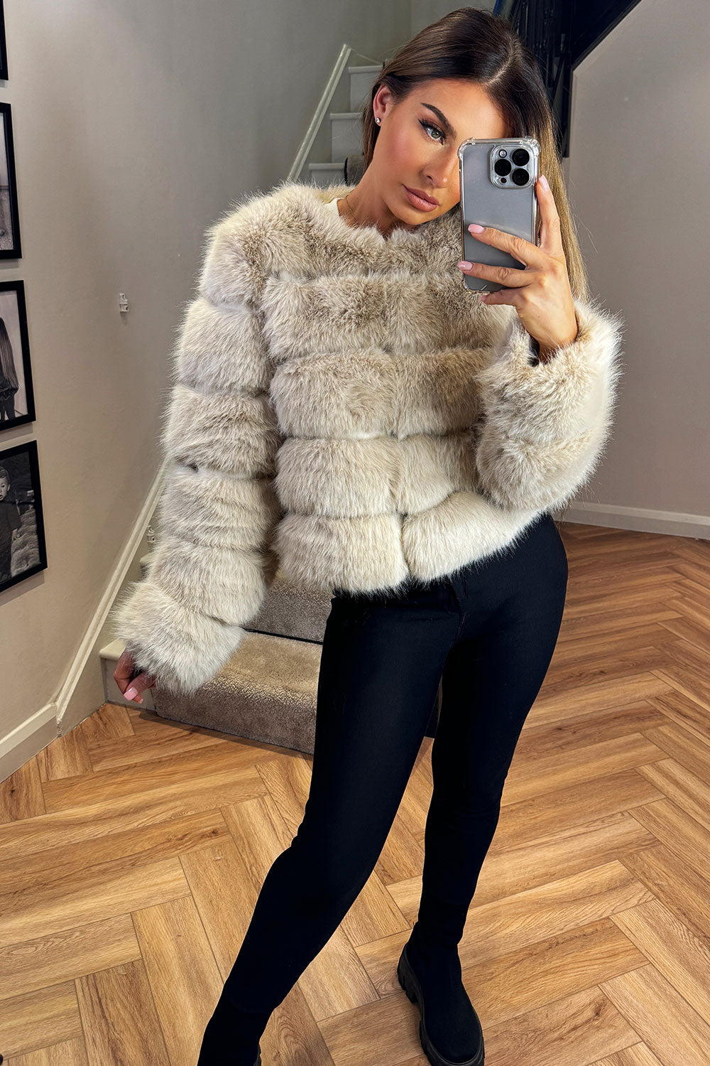 Danna |  Women’s faux fur bubble coat