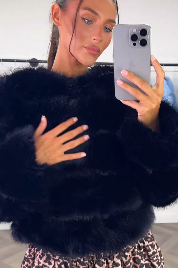 Tina | Women’s faux fur bubble coat
