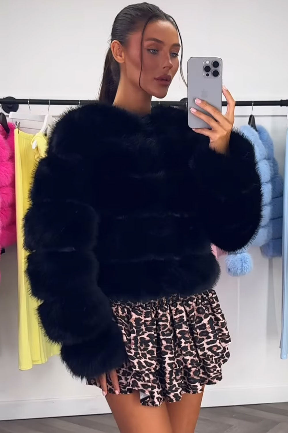 Tina | Women’s faux fur bubble coat