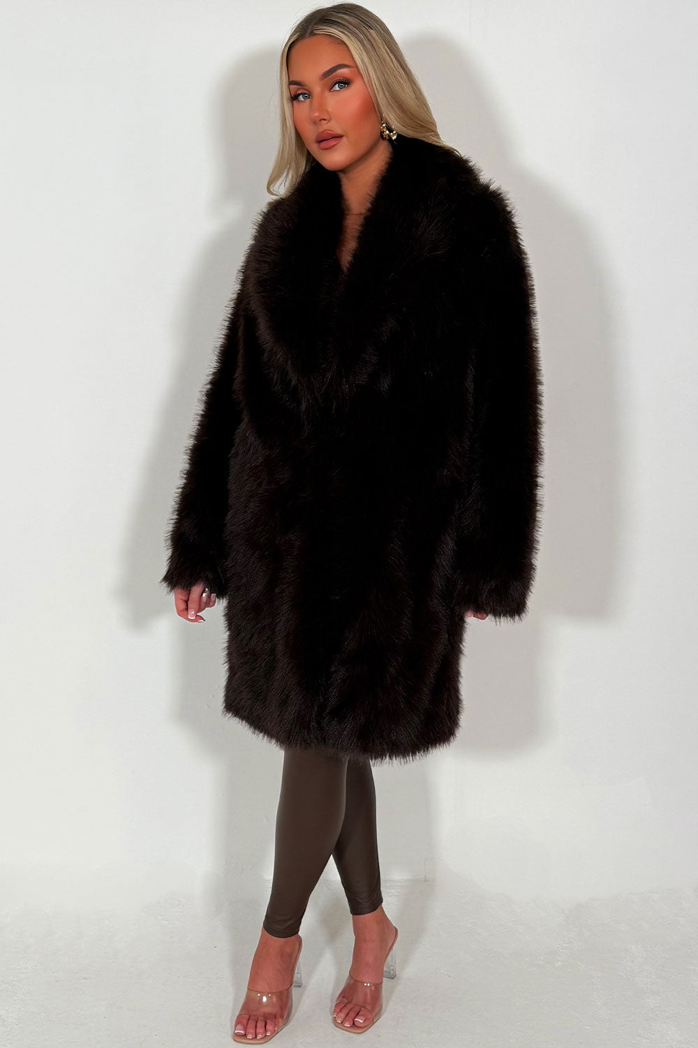 Aylen | Women’s long faux fur coat