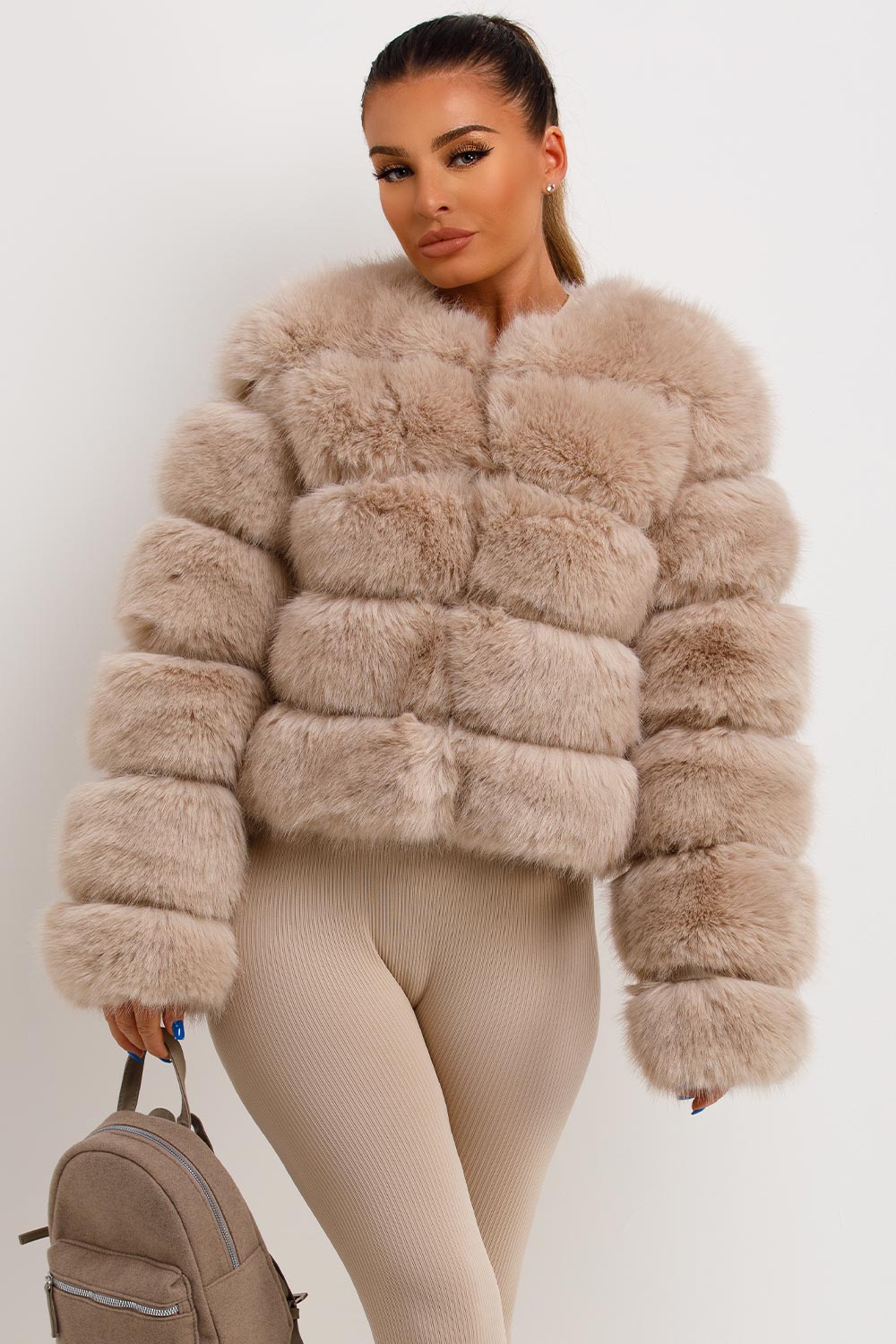 Danna |  Women’s faux fur bubble coat