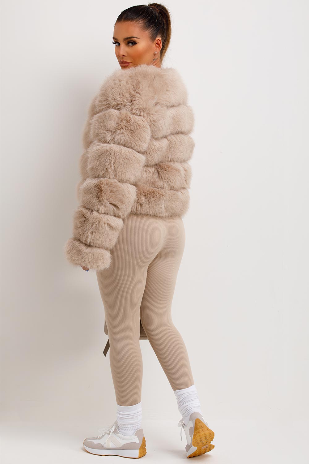 Danna |  Women’s faux fur bubble coat