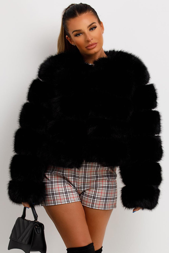 Tina | Women’s faux fur bubble coat