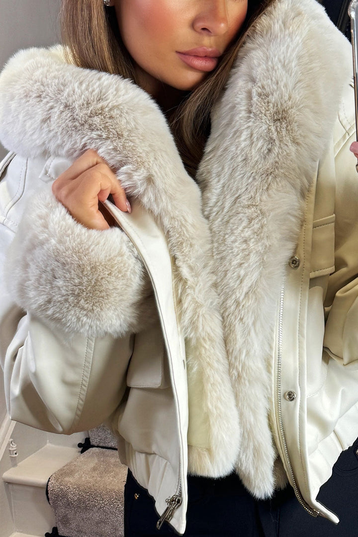 Tenley | Women’s faux fur bomber jacket