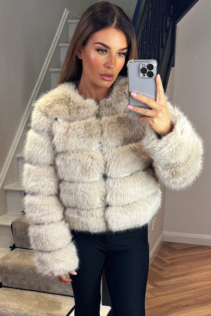 Danna |  Women’s faux fur bubble coat