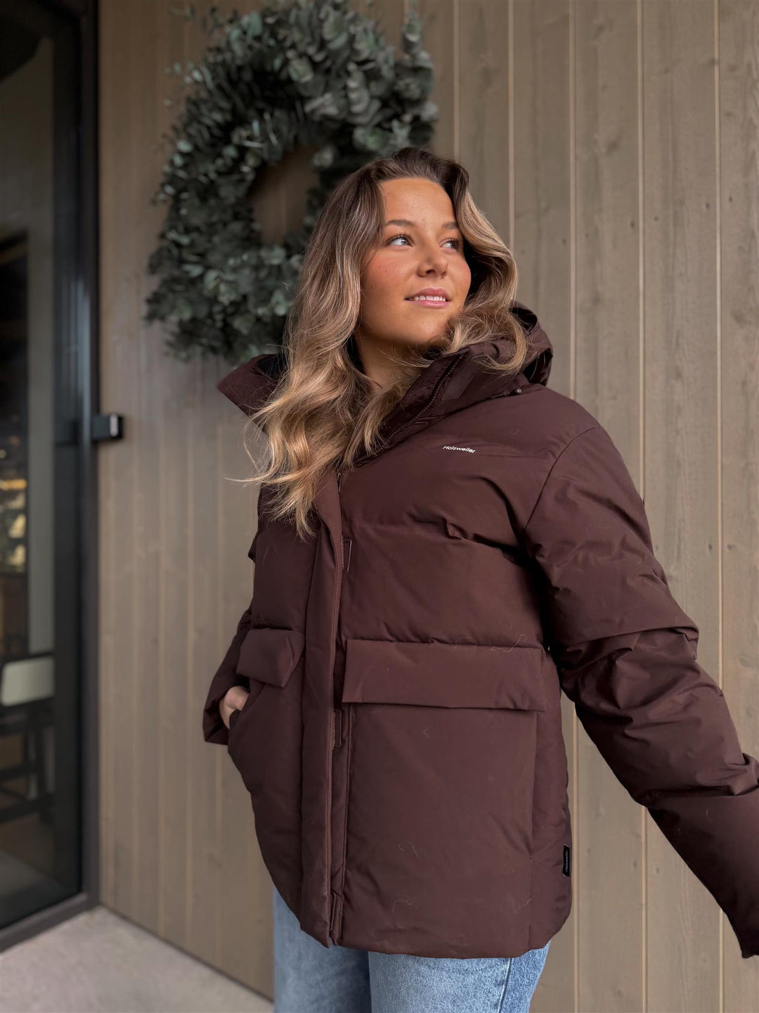 Fennah | Women’s hip-length jacket with quilted shaping and front pocket detailing