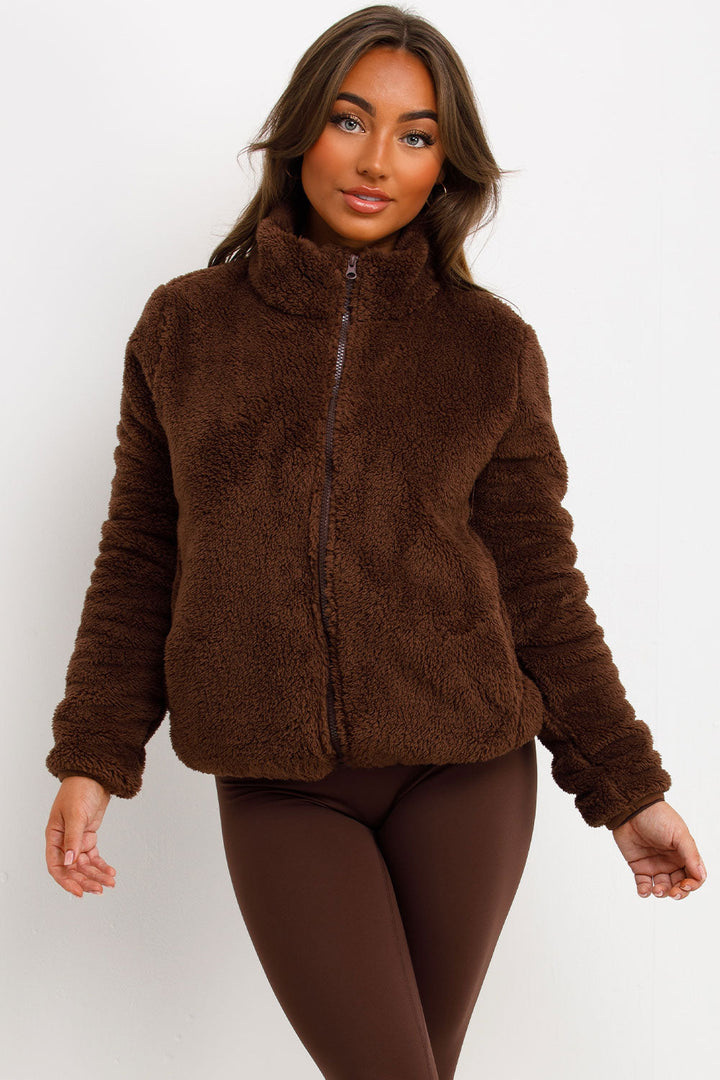Faye | Women’s teddy zip through jacket