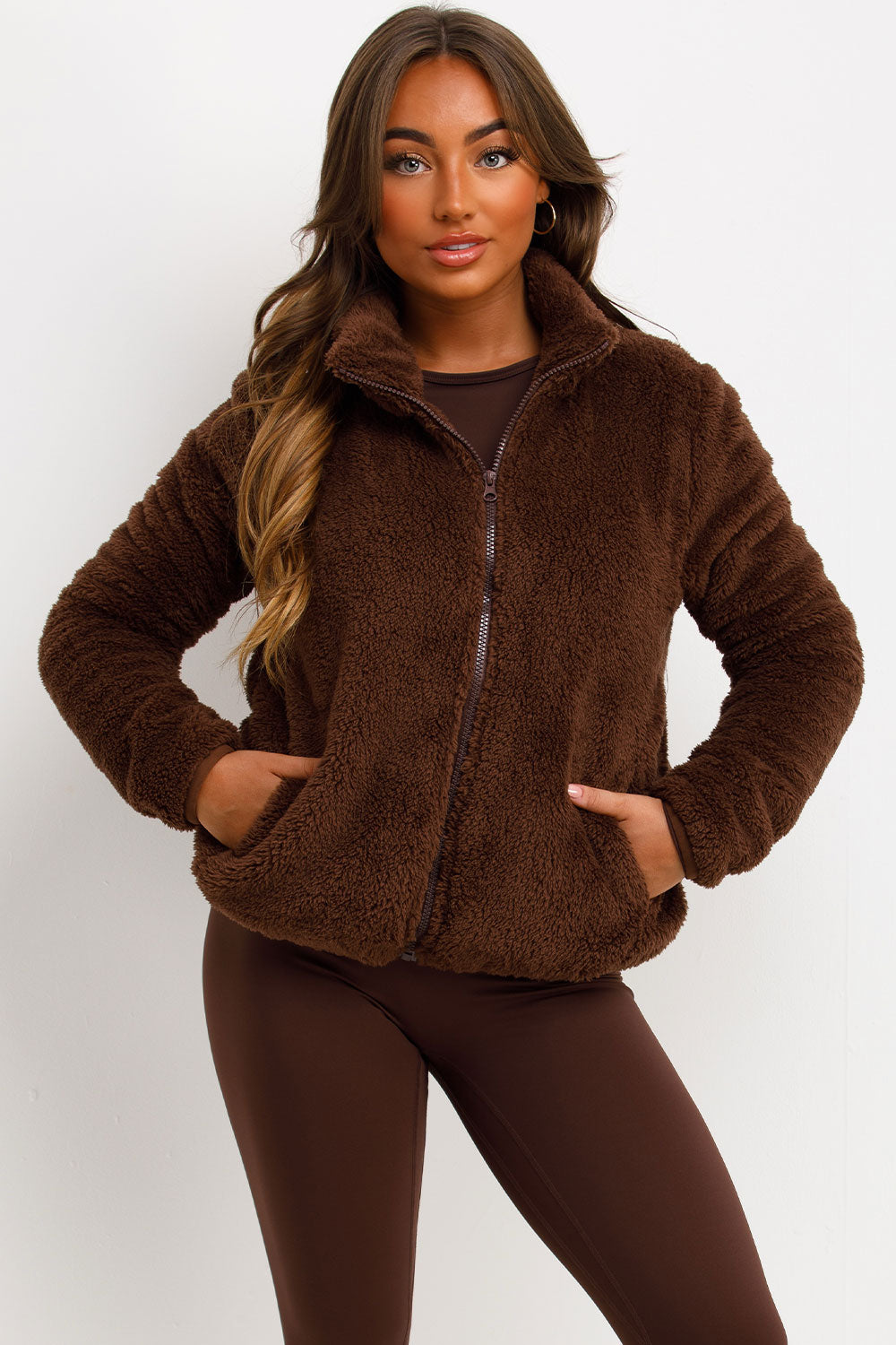 Faye | Women’s teddy zip through jacket