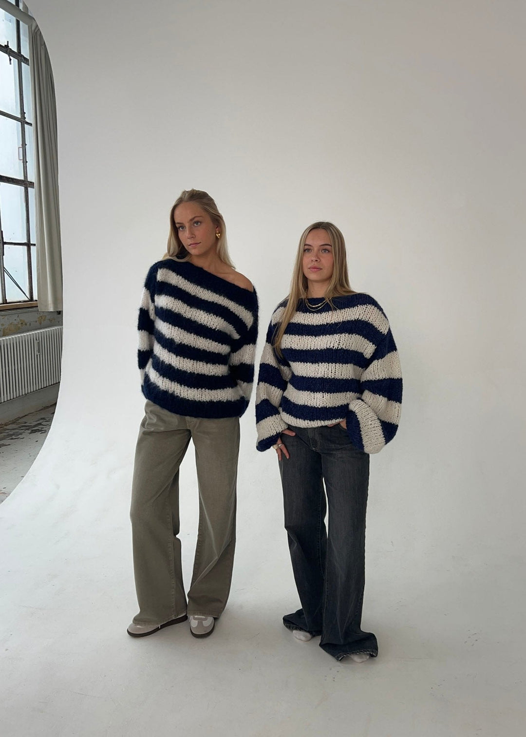 Violet | Women’s sweater knitting pattern and yarn kit