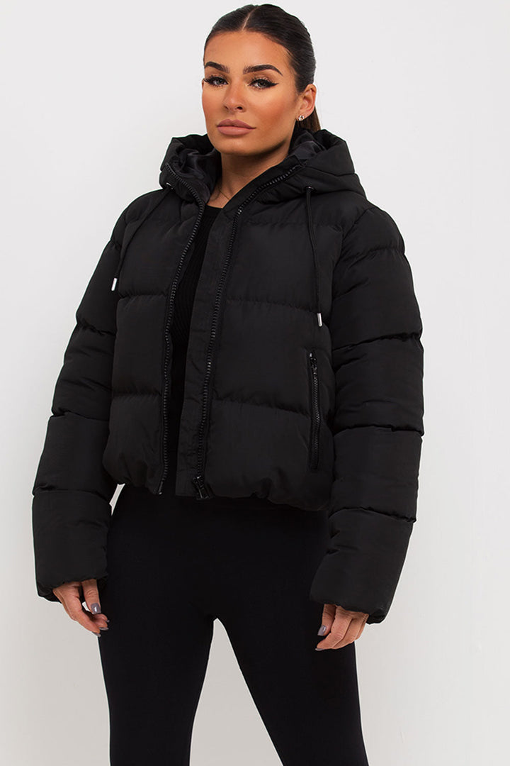 Elle | Women’s hooded puffer jacket