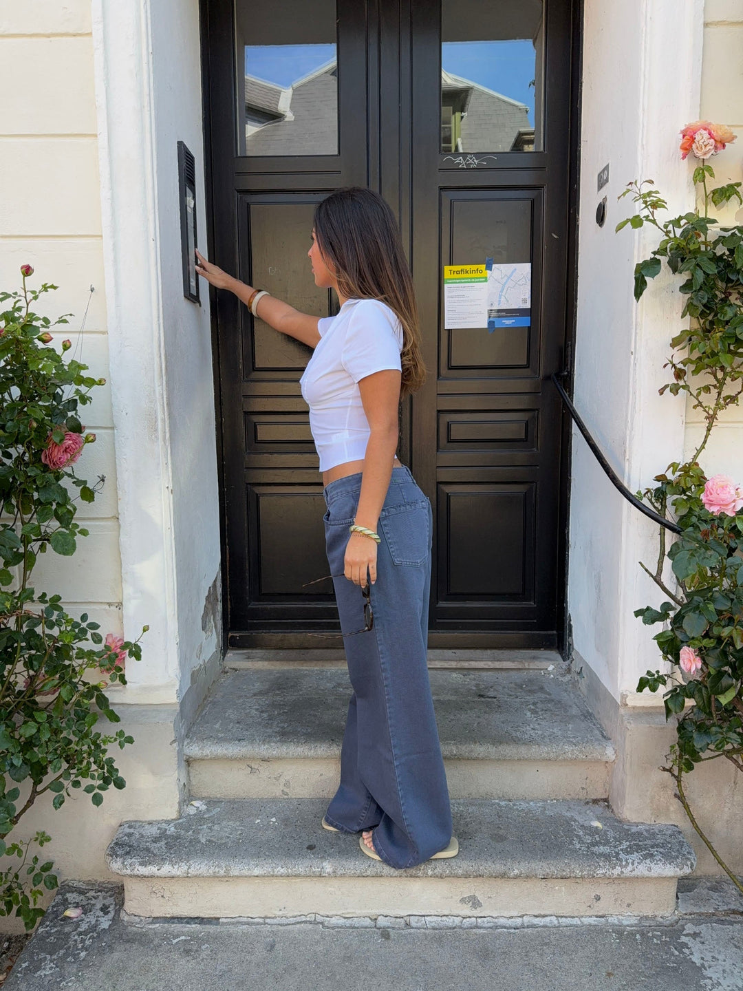 Kaia | Women’s baggy jeans with wide fit and versatile waist