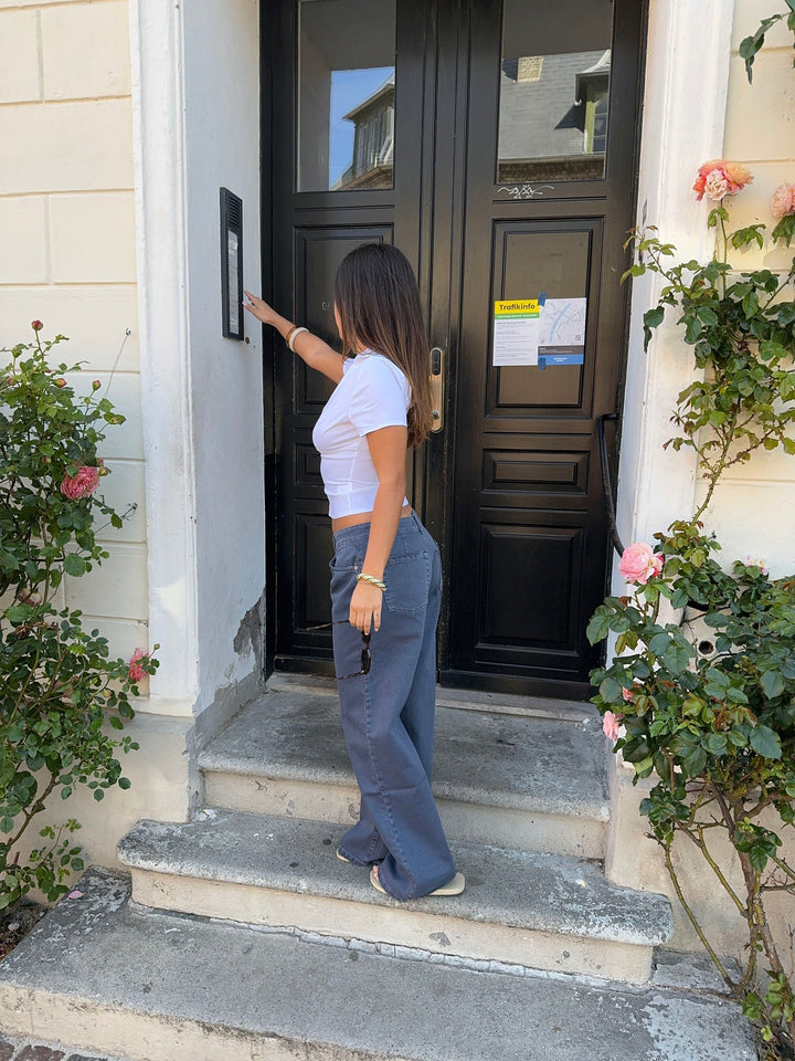 Kaia | Women’s baggy jeans with wide fit and versatile waist
