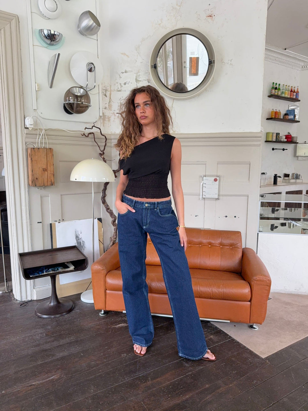 Serena | Women’s jeans with straight leg and mid-high waist
