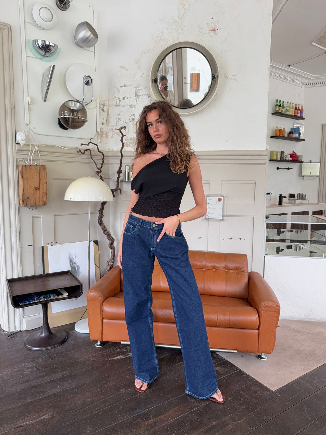 Serena | Women’s jeans with straight leg and mid-high waist