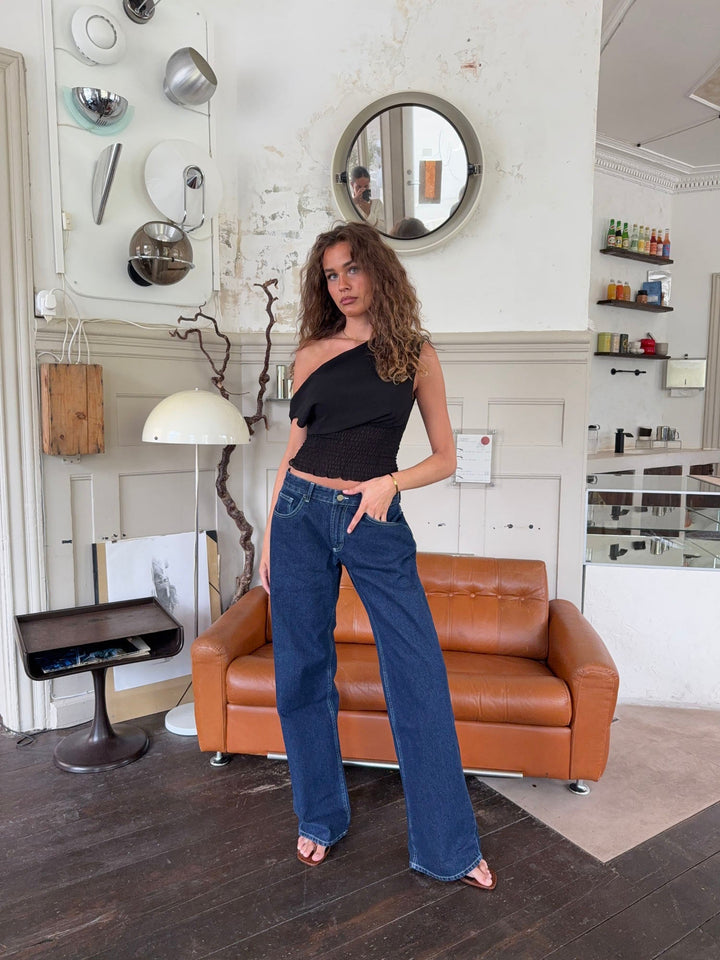 Serena | Women’s jeans with straight leg and mid-high waist