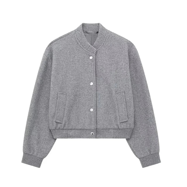 Jane | Women’s cropped bomber jacket with modern cut and versatile style