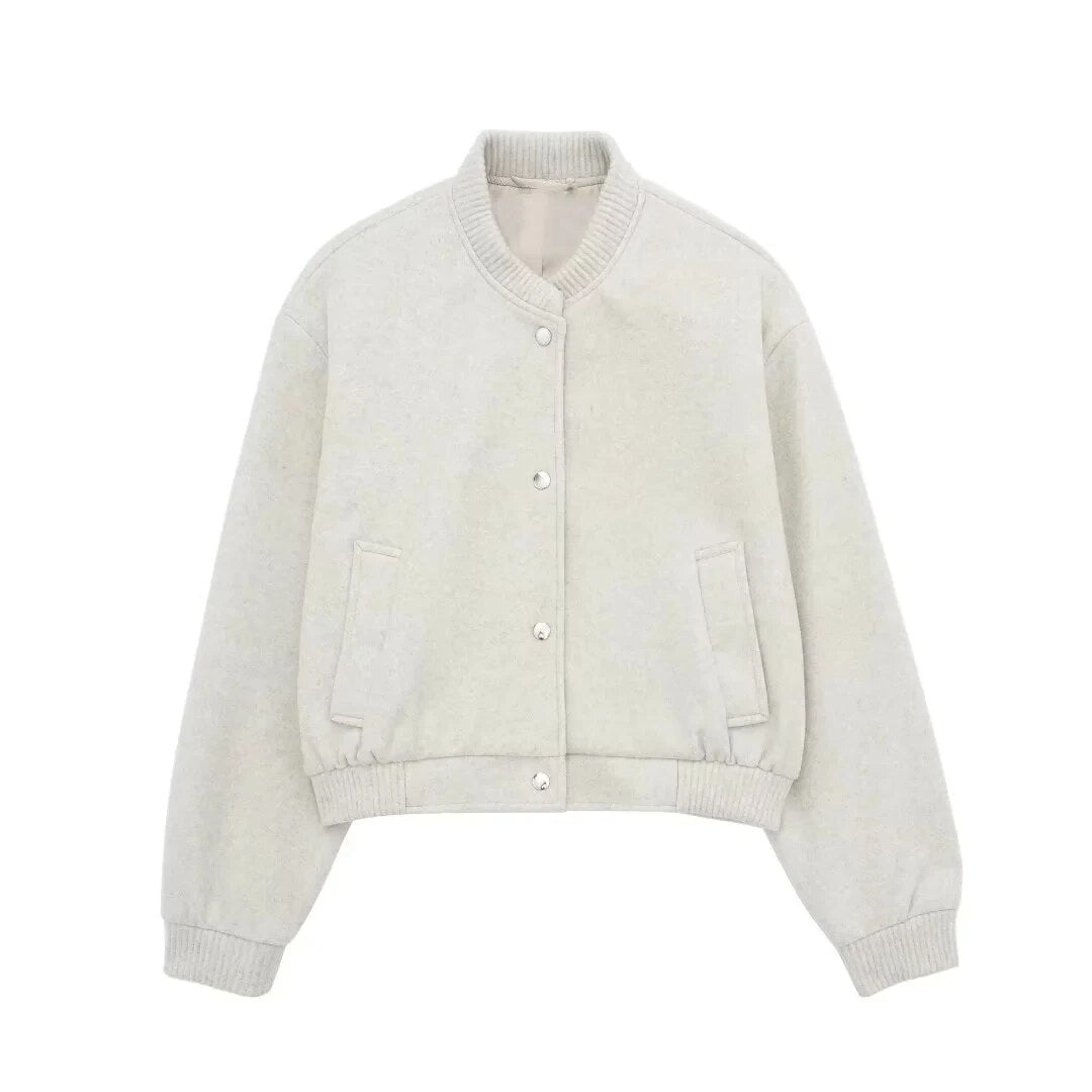 Jane | Women’s cropped bomber jacket with modern cut and versatile style