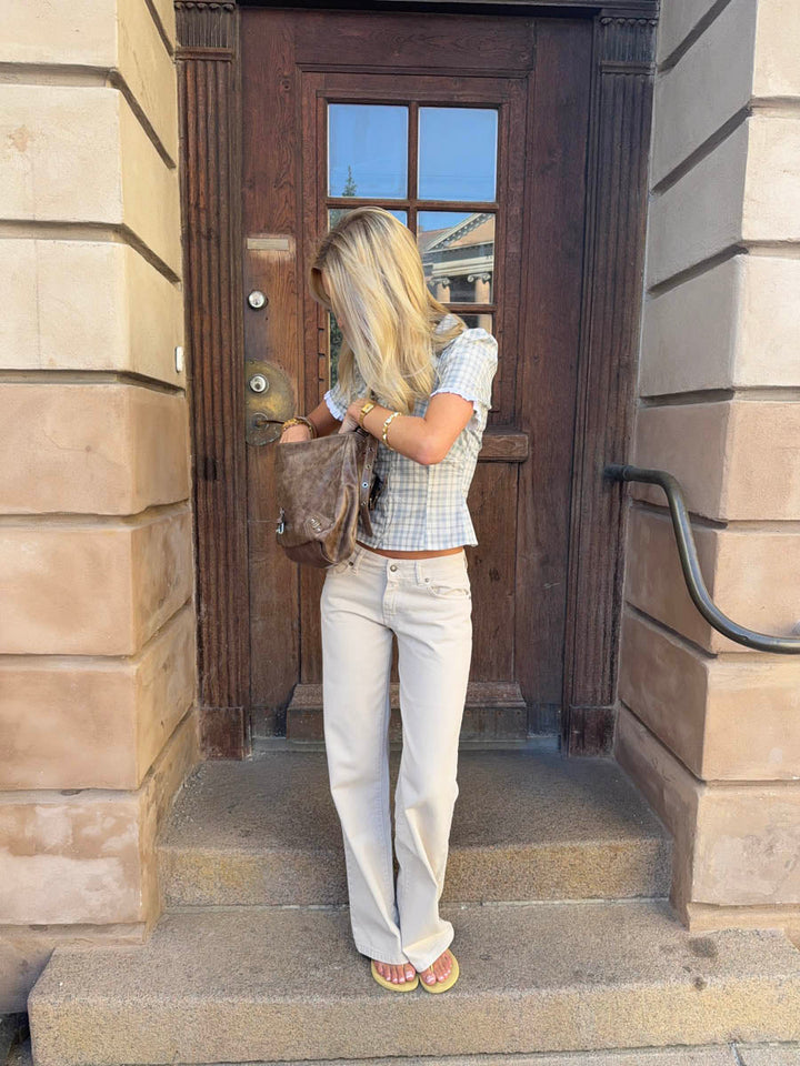 Whitney | Women’s low-waist jeans with baggy fit and full length