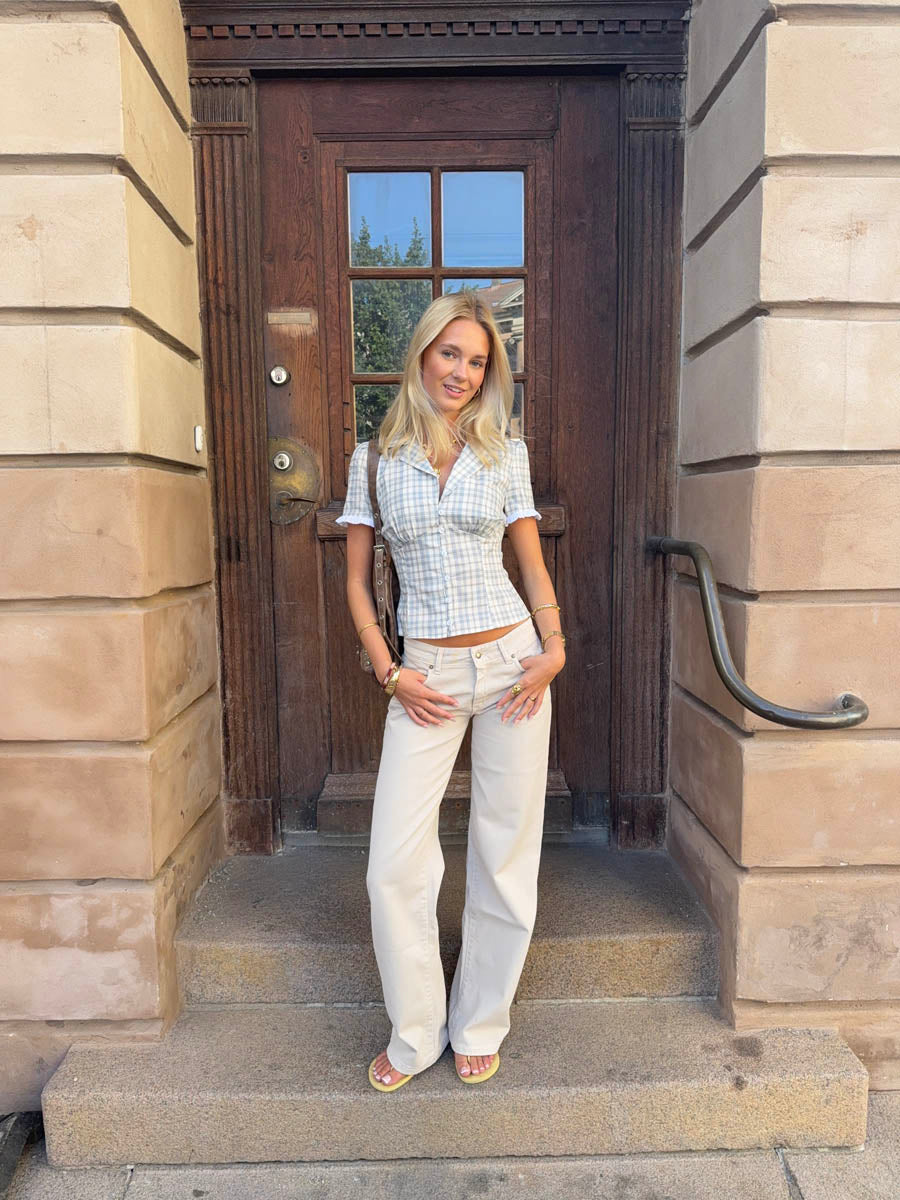 Whitney | Women’s low-waist jeans with baggy fit and full length