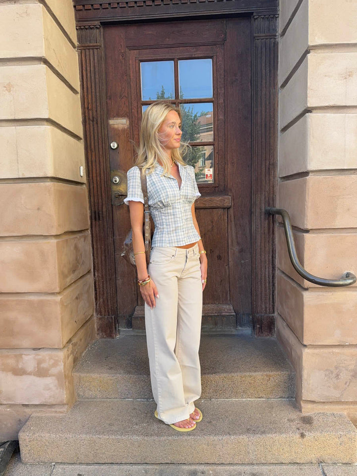 Whitney | Women’s low-waist jeans with baggy fit and full length