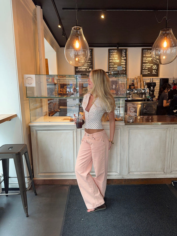 Zena | Women’s low-rise jeans with baggy fit and full length