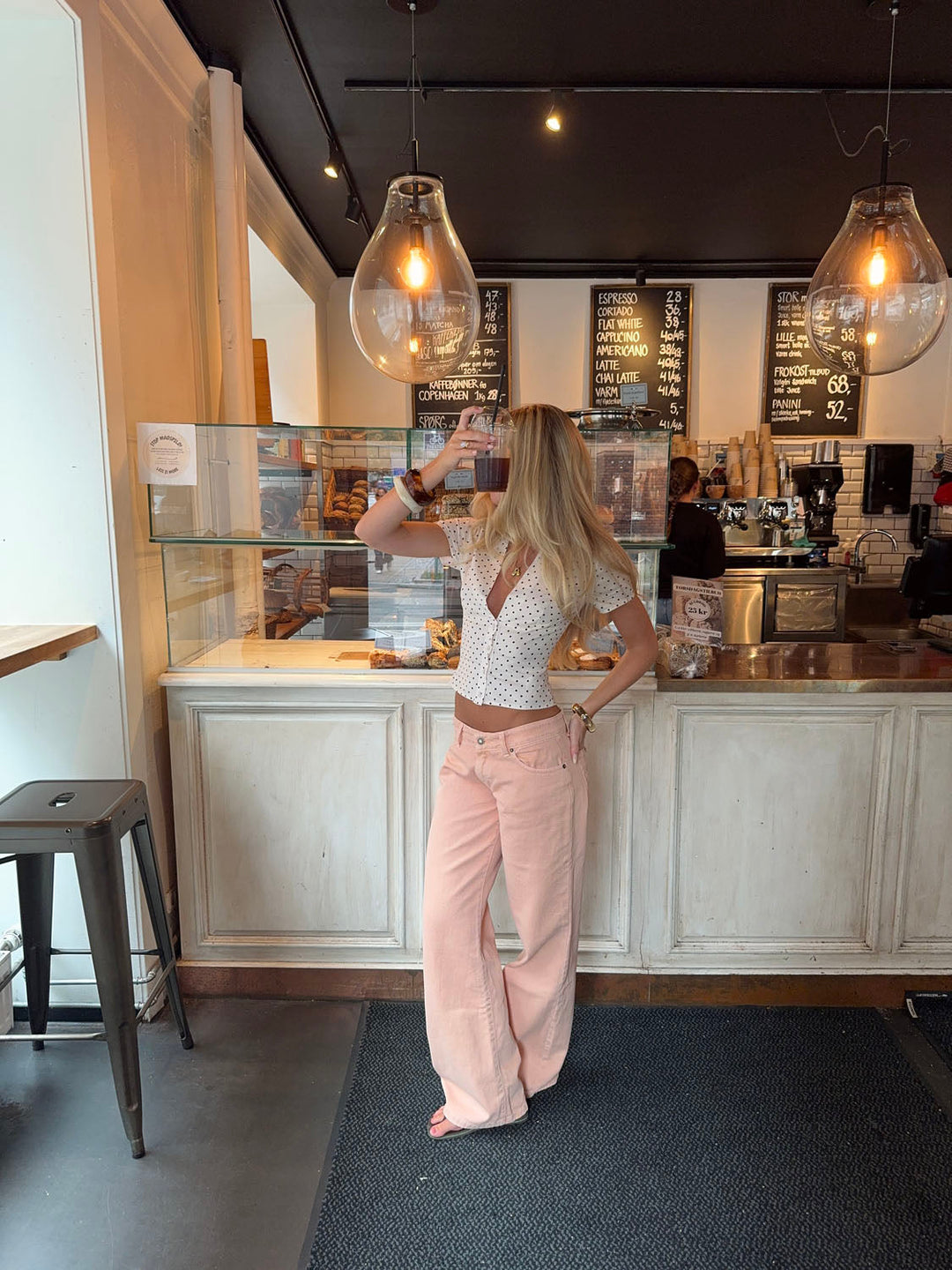Zena | Women’s low-rise jeans with baggy fit and full length
