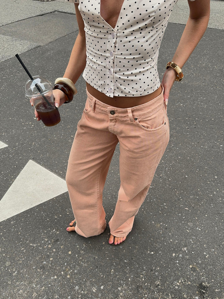 Zena | Women’s low-rise jeans with baggy fit and full length