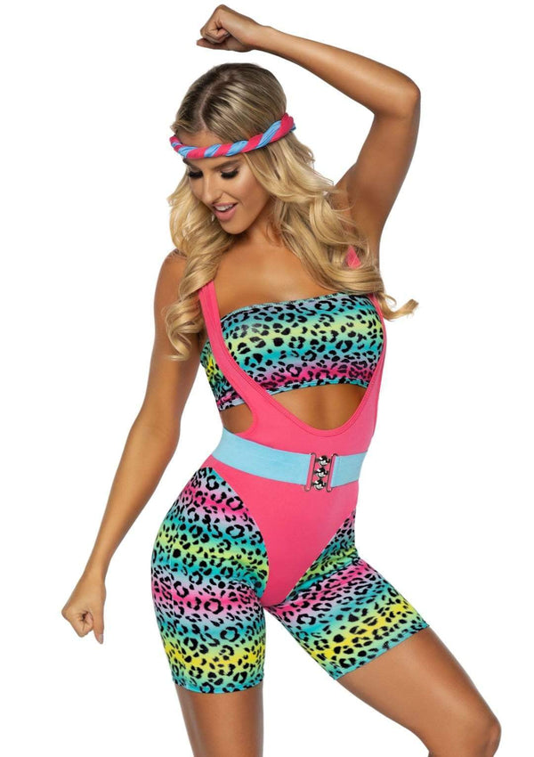 Layne | Women’s 4-piece 80s aerobics costume set
