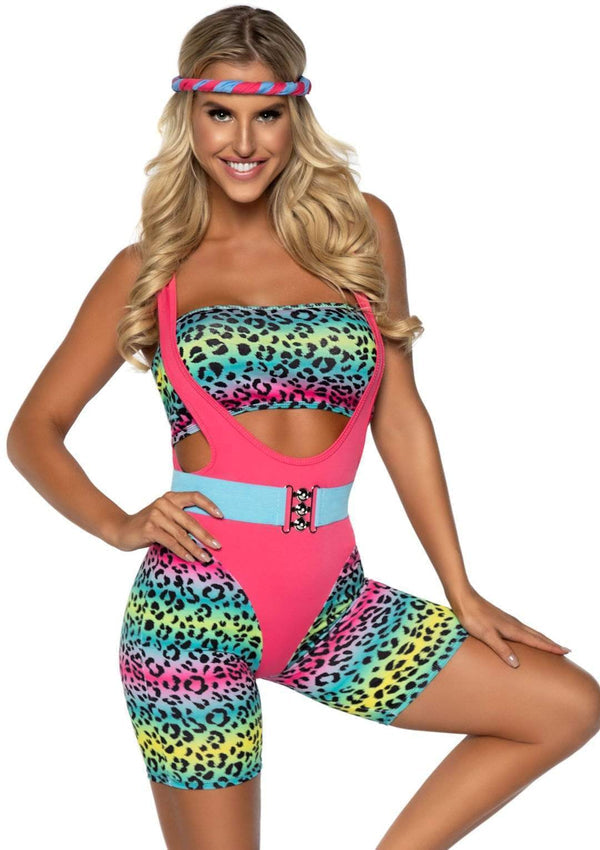 Layne | Women’s 4-piece 80s aerobics costume set