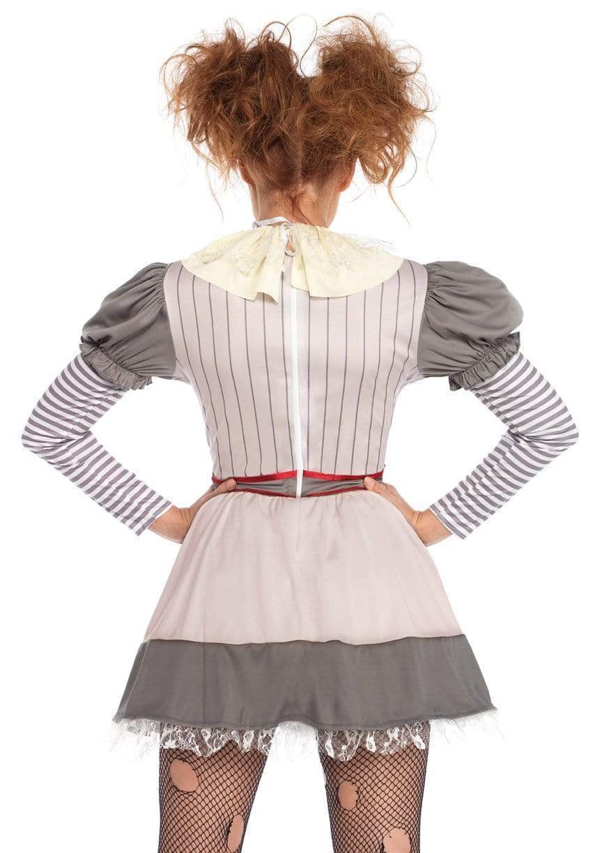 Helena | Women’s 2-piece clown costume set with dress and neck piece