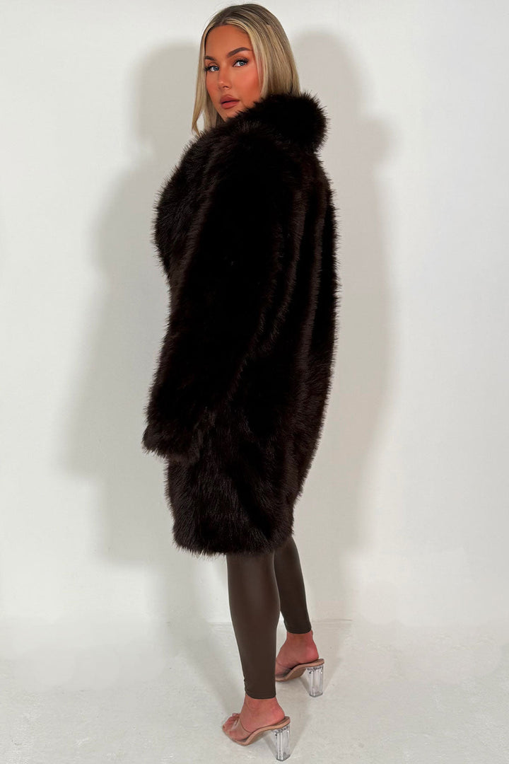 Aylen | Women’s long faux fur coat