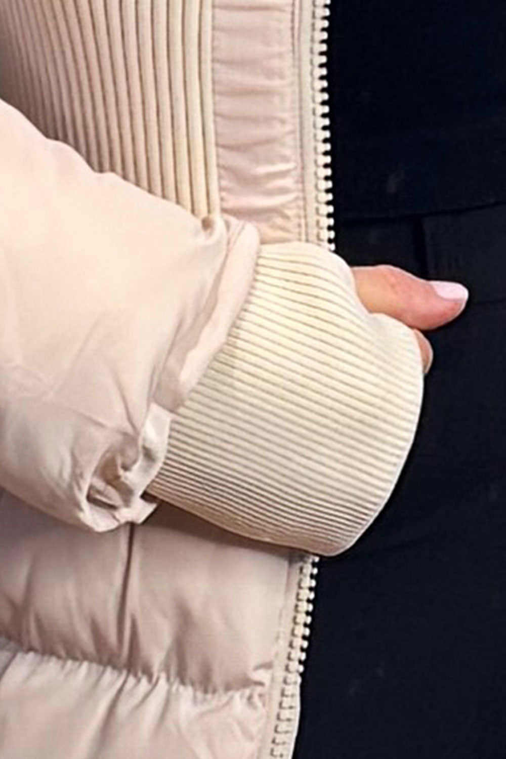 Lyrica | Women’s puffer coat with contour structured detail