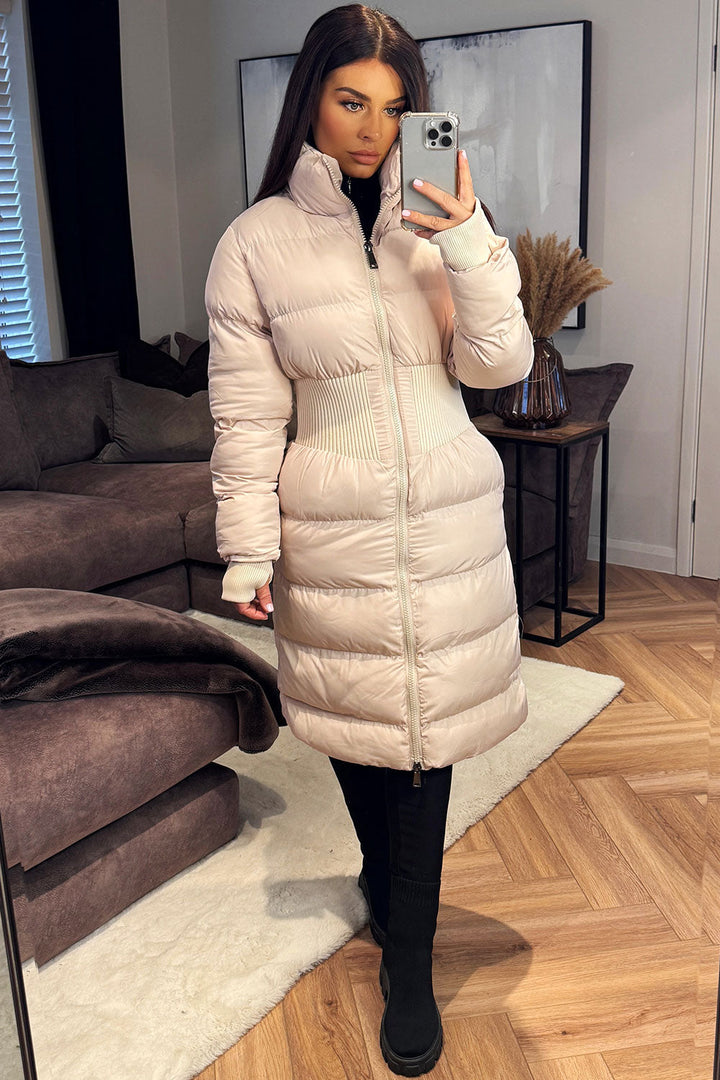 Lyrica | Women’s puffer coat with contour structured detail