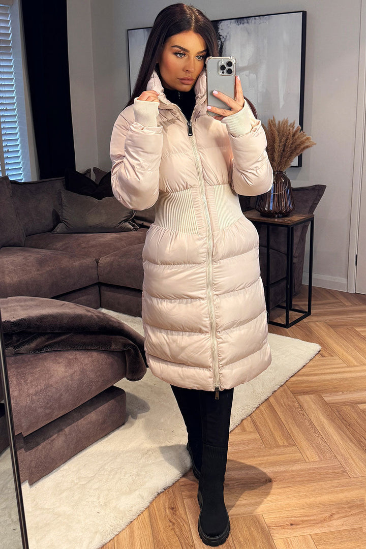 Lyrica | Women’s puffer coat with contour structured detail