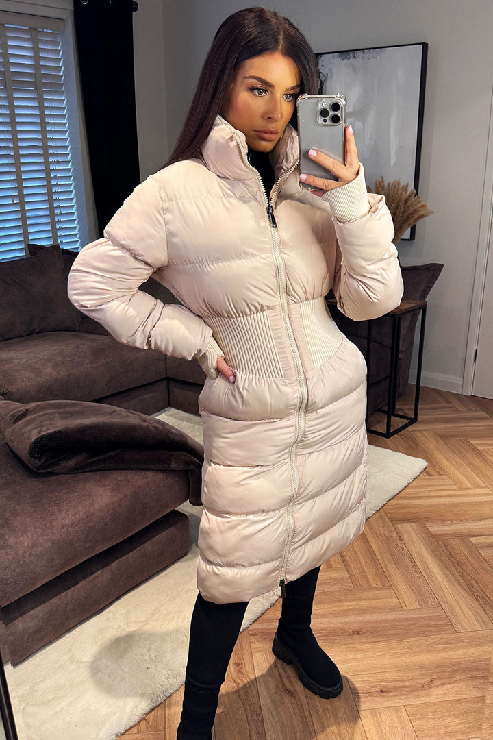 Lyrica | Women’s puffer coat with contour structured detail
