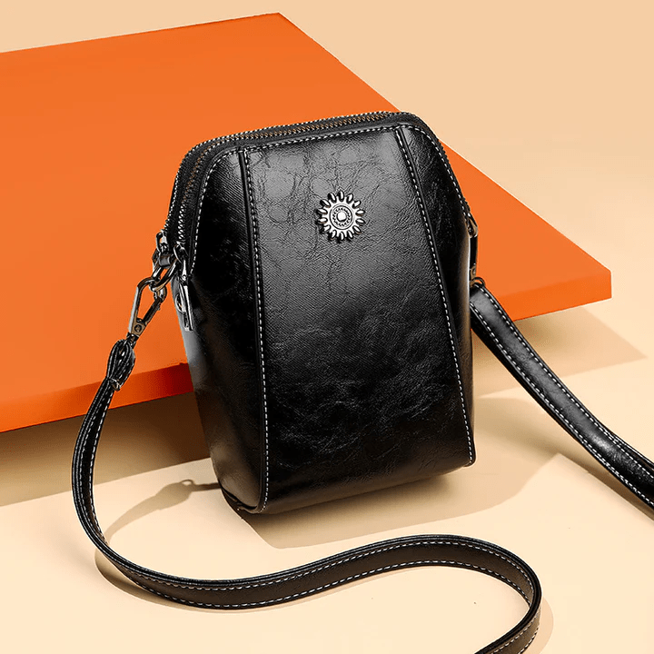 Ema | Retro Crossbody Leather Bag
