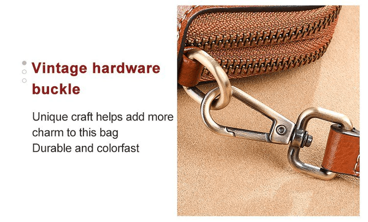 Ema | Retro Crossbody Leather Bag