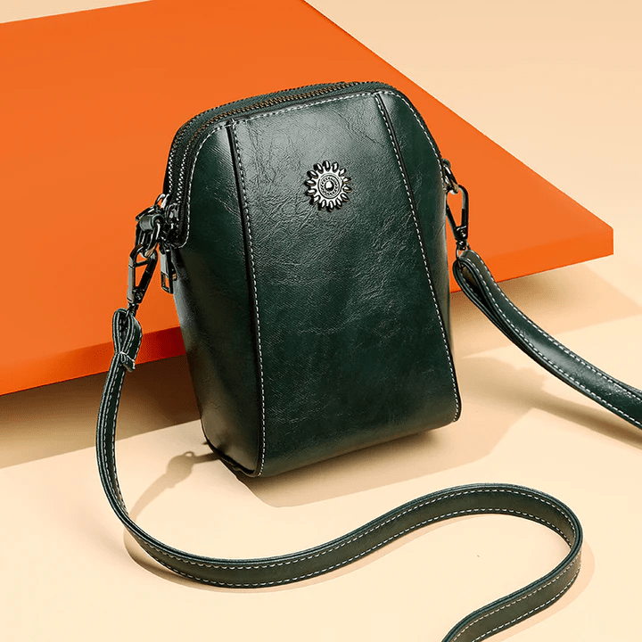 Ema | Retro Crossbody Leather Bag