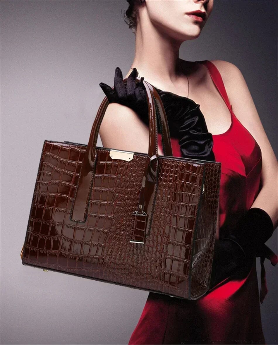 Beatrice | Women’s embossed handbag with structured design