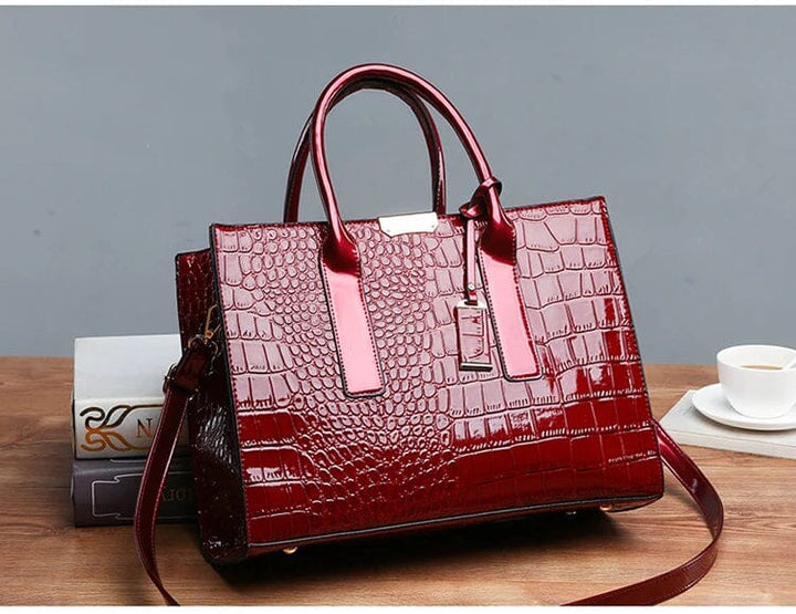 Beatrice | Women’s embossed handbag with structured design