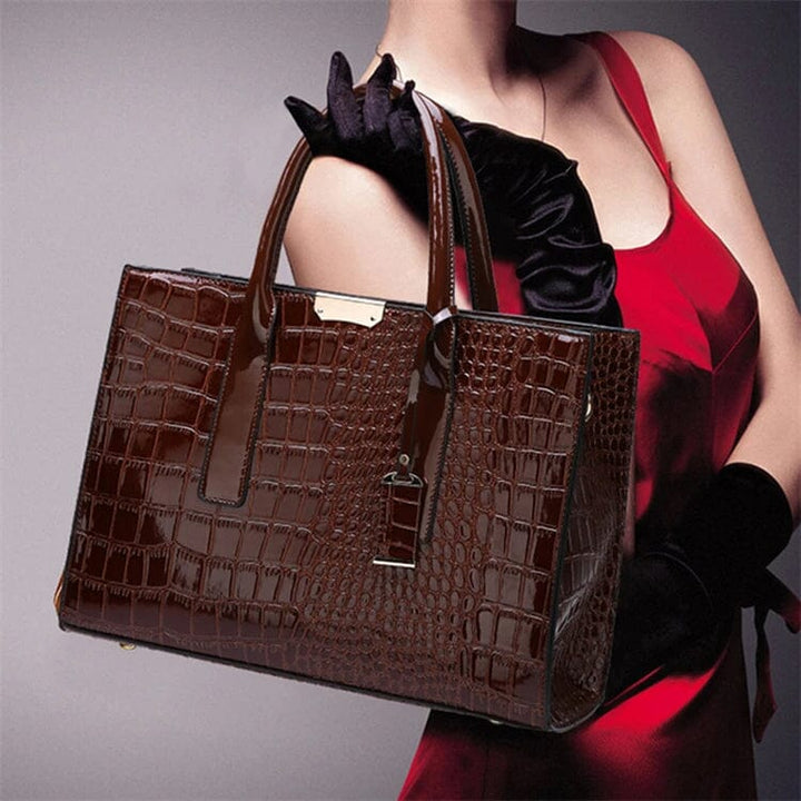 Beatrice | Women’s embossed handbag with structured design