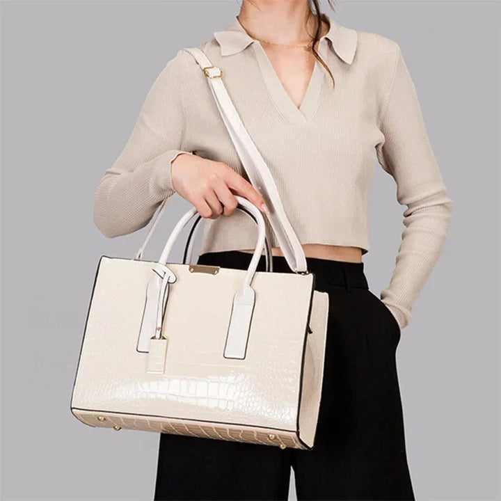 Beatrice | Women’s embossed handbag with structured design