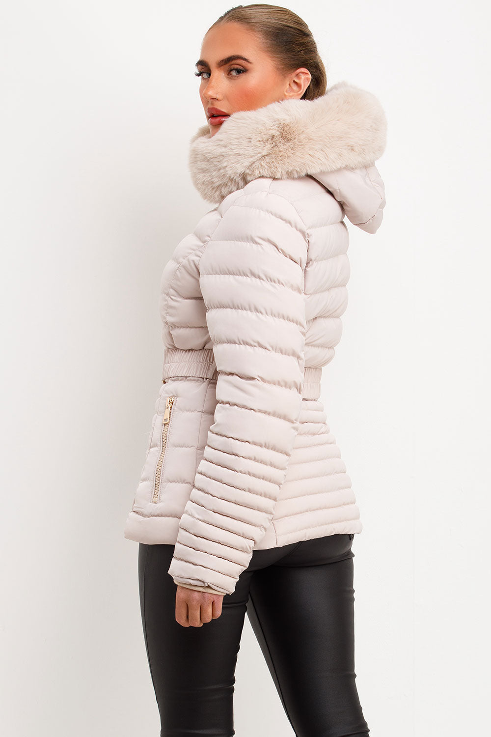 Brynna | Women’s belted puffer jacket