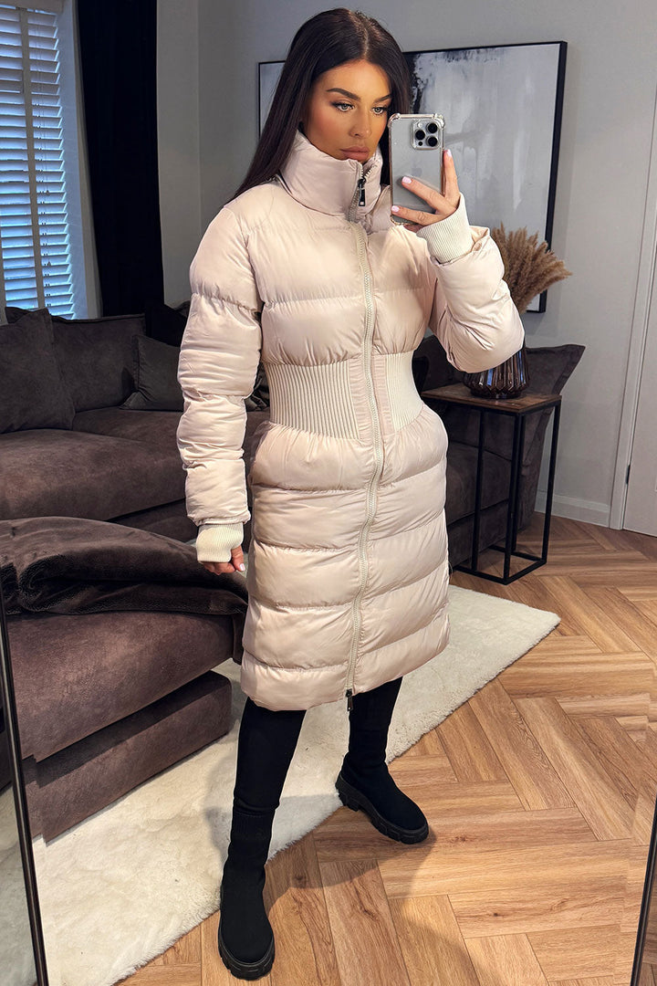 Lyrica | Women’s puffer coat with contour structured detail