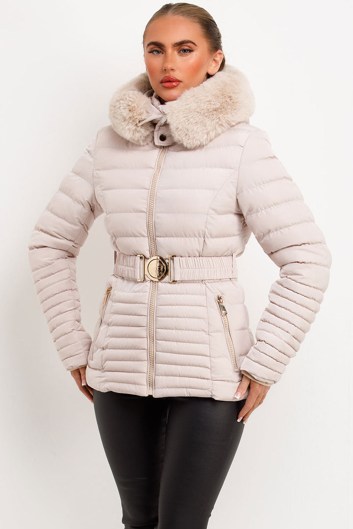 Brynna | Women’s belted puffer jacket